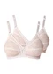 Demillus - Kit com 2 Sutiãs Sustentação Colonial Demillus 61383/78383 Taça B Bege-Rosado-Branco - variação: Branco