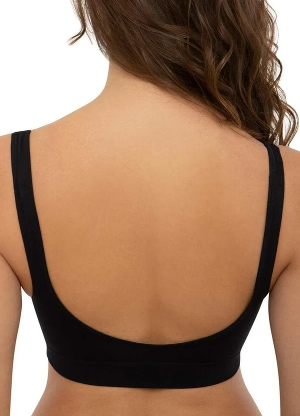 Trifil - Kit com 2 Tops sem Aro e sem Bojo Trifil 0901 Preto-Branco 3