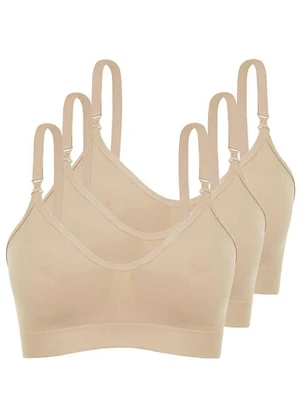 Lupo - Kit com 3 Sutiã sem Aro e sem Bojo Loba 41028-001 Taça B - LUPO