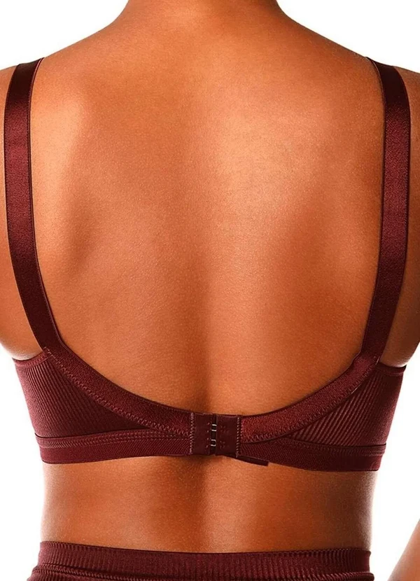 Demillus - Kit com 3 Sutiãs sem Aro e sem Bojo Demillus 61196/61096 Taça B Vinho-Barolo 3