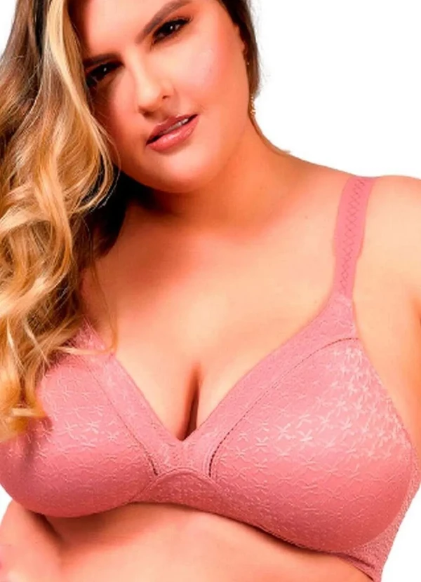 Duloren - Kit com 3 Sutiãs sem Aro e sem Bojo Duloren 111248 Taça B Argile-Rosé 2