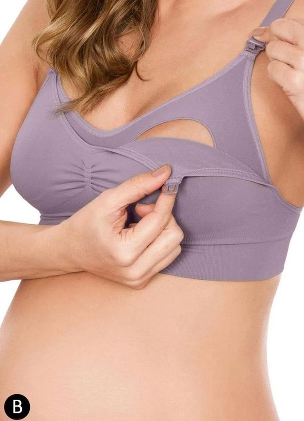 Plié - Sutiã Amamentação Plie 50149 Taça B 52-Lilac
