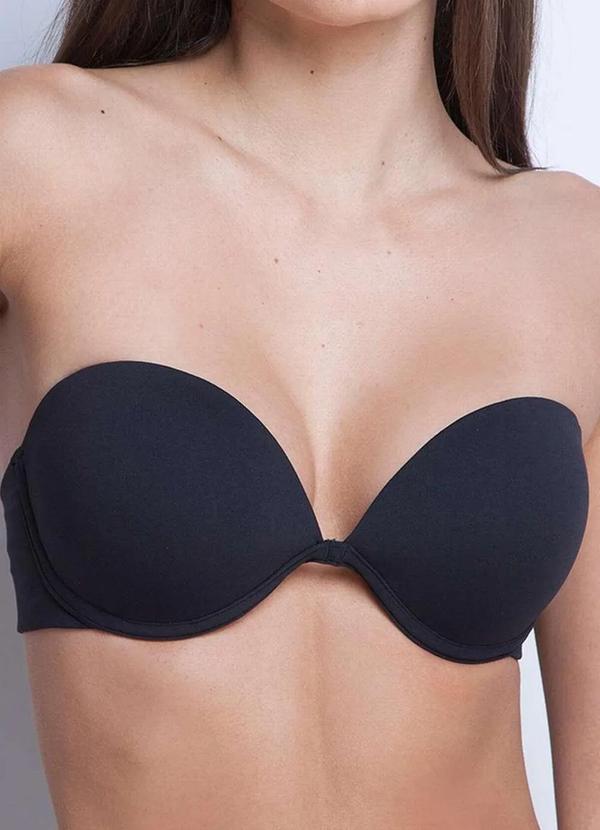 Darling - Sutiã Bustiê com Aro e Bojo Darling 390.33 Pre-Preto
