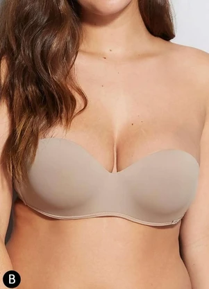 Sutiã Bustiê com Aro e Bojo Hope 2083 Taça B - HOPE