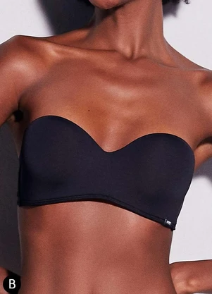 Sutiã Bustiê com Aro e Bojo Hope 2083 Taça B - HOPE