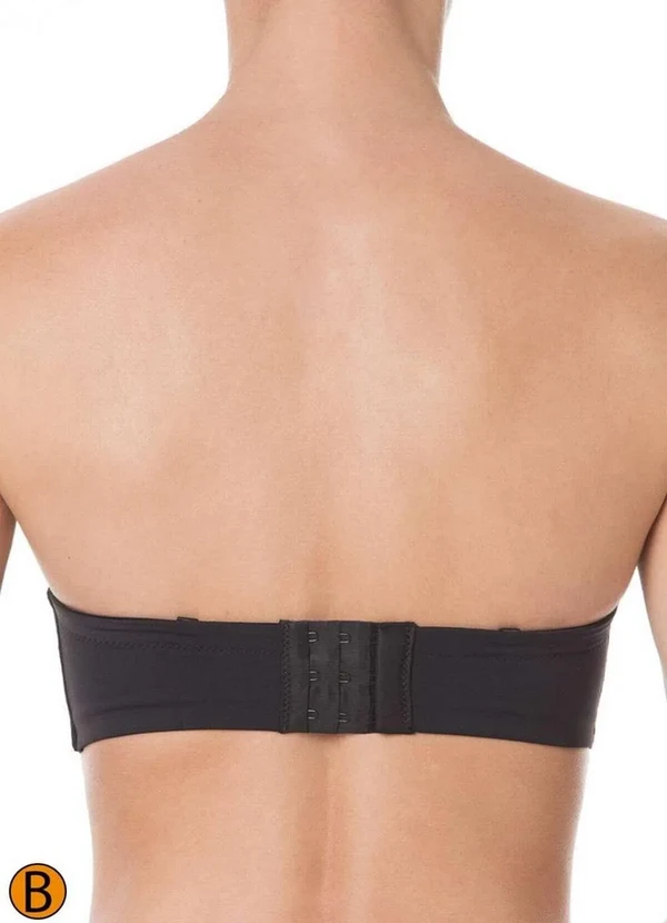 Liz - Sutiã Bustiê com Aro e Bojo Liz 51803 Taça B 71-Preto 3