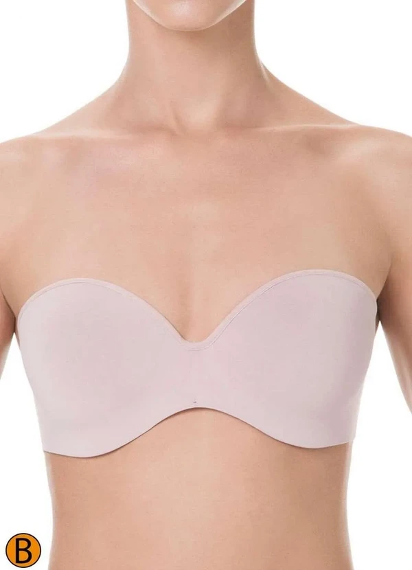 Liz - Sutiã Bustiê com Aro e Bojo Liz 51803 Taça B Blush