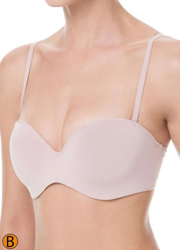 Liz - Sutiã Bustiê com Aro e Bojo Liz 51803 Taça B Blush 2