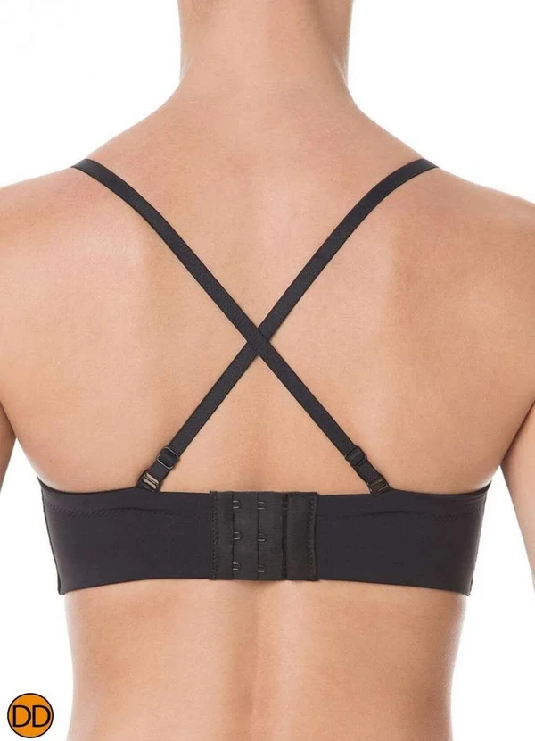 Liz - Sutiã Bustiê com Aro e Bojo Liz 51803 Taça Dd 71-Preto 4