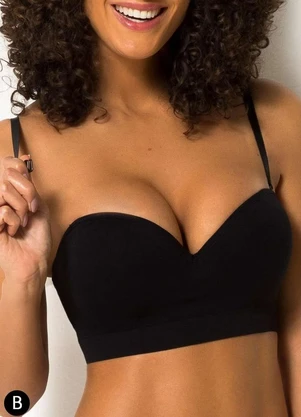 Sutiã Bustiê com Aro e Bojo Trifil 0976 Taça B - TRIFIL