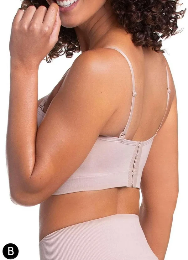 Trifil - Sutiã Bustiê com Aro e Bojo Trifil 0976 Taça B 0se8-Macadamia 2
