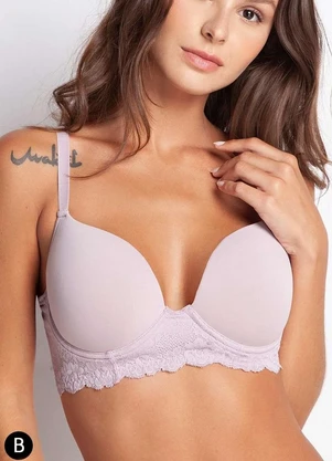 Sutiã com Aro e Bojo Darling 314.49 Taça B - DARLING