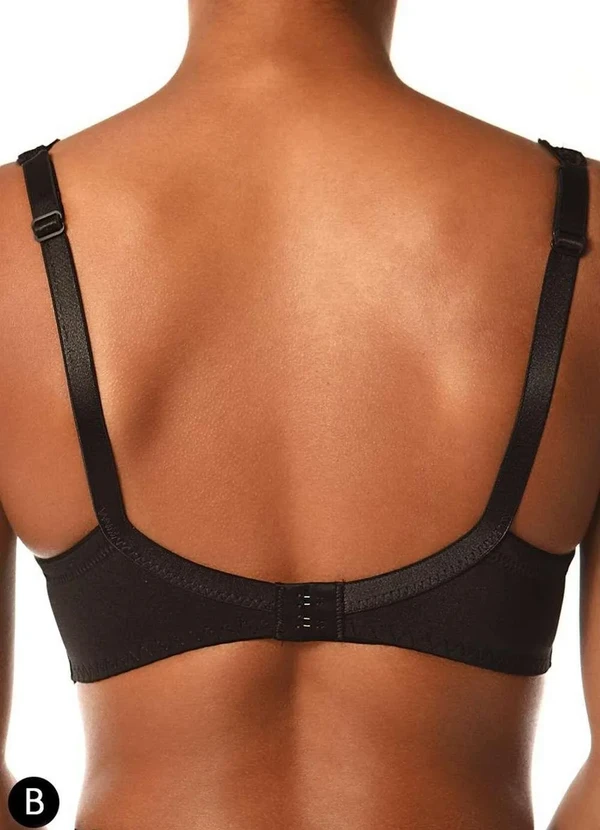 Demillus - Sutiã com Aro e Bojo Iridien Demillus 65204/65104 Taça B 27-Preto 2