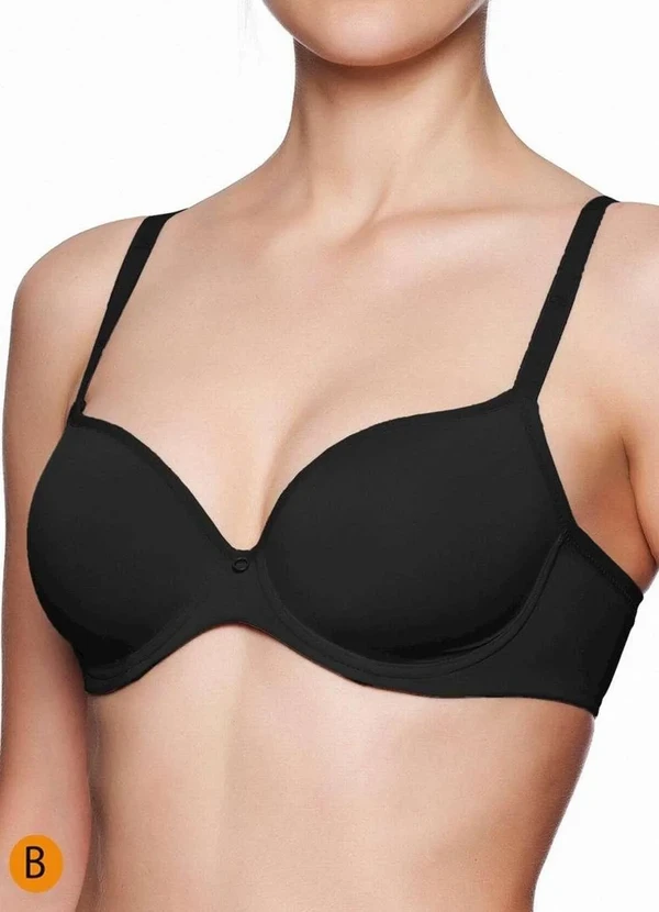 Liz - Sutiã com Aro e Bojo Liz 51381 Taça B 71-Preto 3