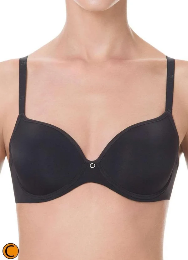 Liz - Sutiã com Aro e Bojo Liz 51381 Taça C 71-Preto