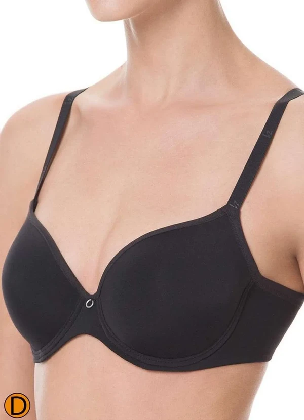 Liz - Sutiã com Aro e Bojo Liz 51381 Taça D 71-Preto 2