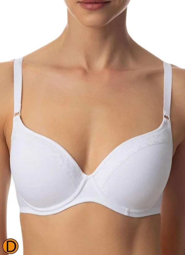 Liz - Sutiã com Aro e Bojo Liz 51501 Taça D 009-Branco