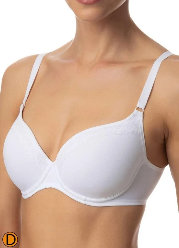 Liz - Sutiã com Aro e Bojo Liz 51501 Taça D 009-Branco 3