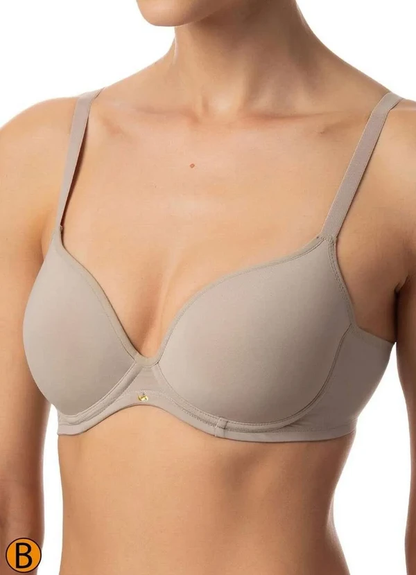 Liz - Sutiã com Aro e Bojo Liz 51809 Taça B 260-Sepia 2