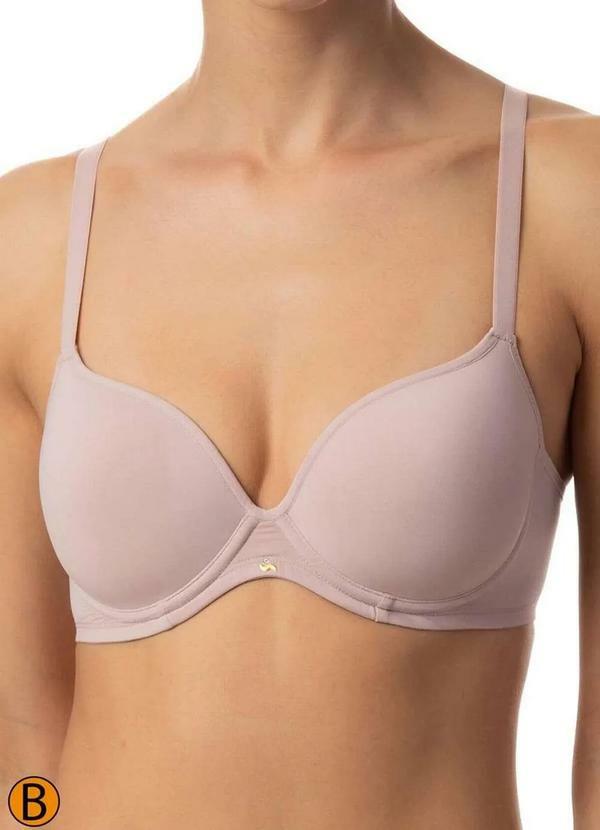 Liz - Sutiã com Aro e Bojo Liz 51809 Taça B 365-Blush