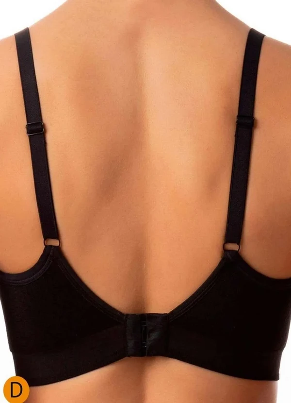 Liz - Sutiã com Aro e Bojo Liz 51809 Taça D 71-Preto 2