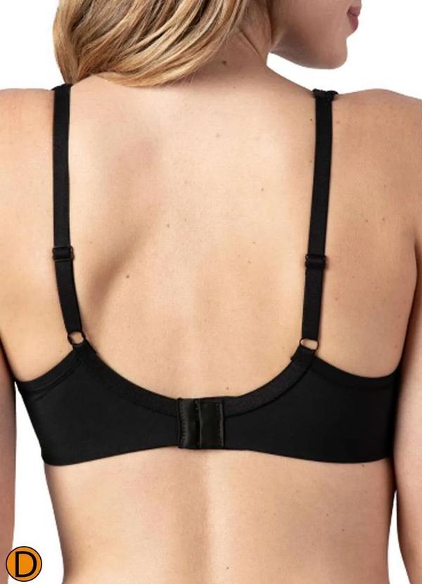 Liz - Sutiã com Aro e Bojo Liz 51812 Taça D 071-Preto 3