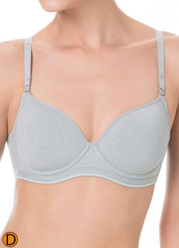 Liz - Sutiã com Aro e Bojo Liz 51818 Taça D 212-Washed-Prata