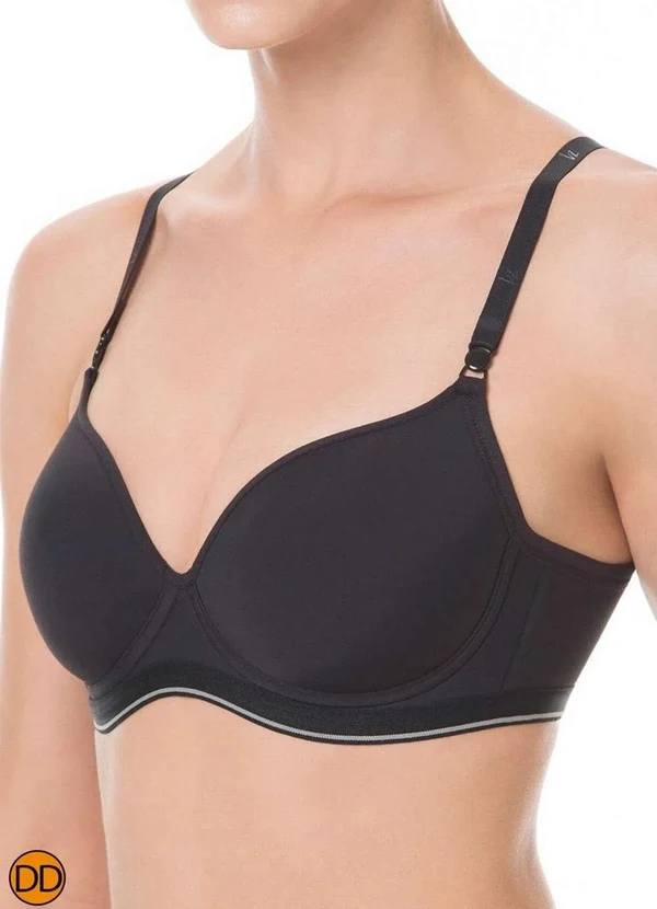 Liz - Sutiã com Aro e Bojo Liz 51818 Taça Dd 71-Preto 2
