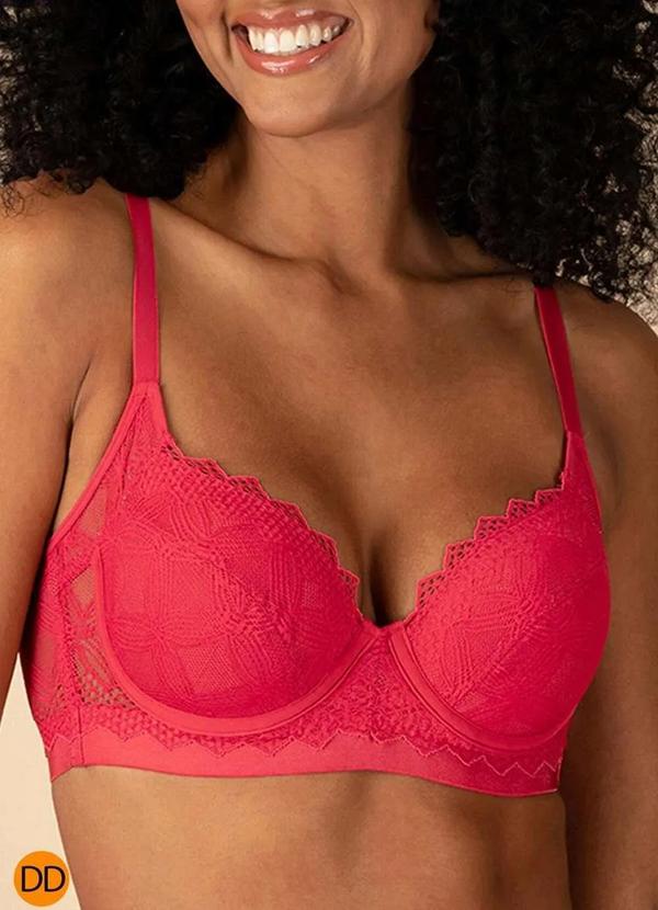 Liz - Sutiã com Aro e Bojo Liz 51974 Taça Dd 456-Alluré