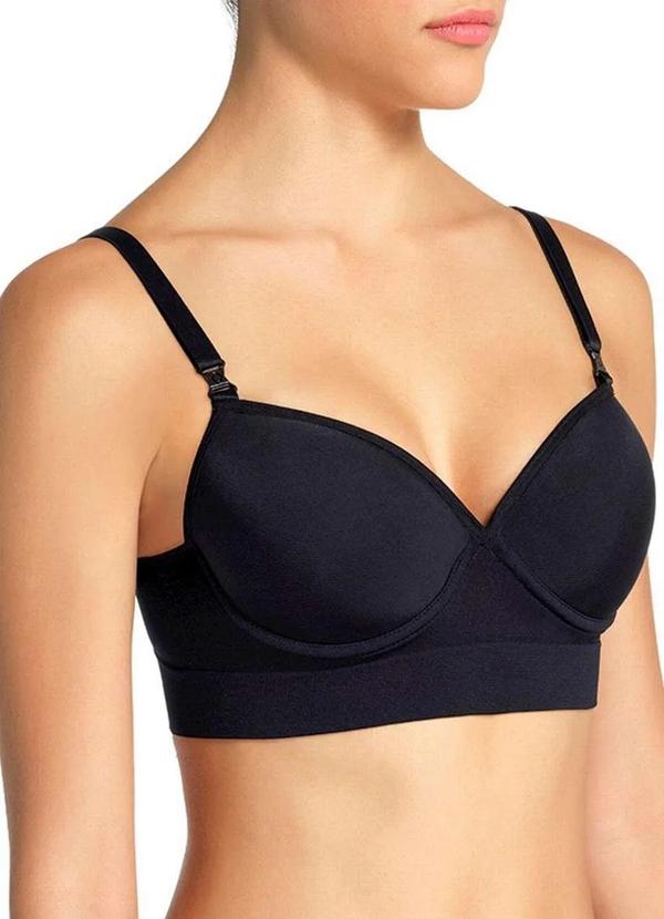 Lupo - Sutiã com Aro e Bojo Loba 47160-001 999-Preto