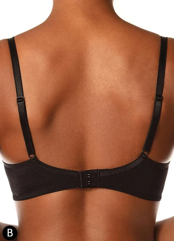 Demillus - Sutiã com Aro e Bojo Nova Gemma Demillus 67249 Taça B 27-Preto 2
