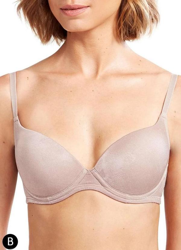 Plié - Sutiã com Aro e Bojo Plie 60154 Taça B 011-Blush