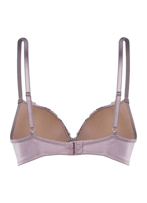 Demillus - Sutiã com Aro e Bojo Push Up Demillus 69003 11-Lilas-Mistico 2