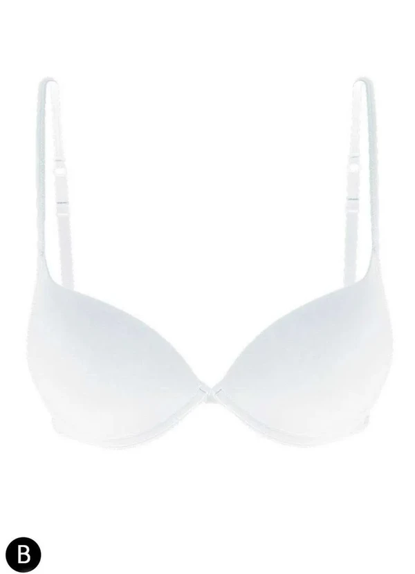 Hope - Sutiã com Aro e Bojo Push Up Hope 2384 Taça B Brc-Branco 3