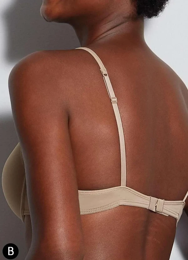 Hope - Sutiã com Aro e Bojo Push Up Hope 2384 Taça B Cm-Camurca 2