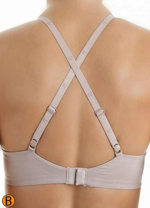 Sutiã com Aro e Bojo Push Up Liz 51384 Taça B - LIZ