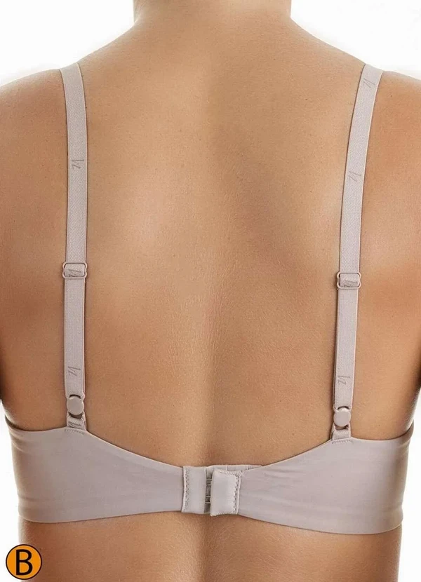 Liz - Sutiã com Aro e Bojo Push Up Liz 51384 Taça B 260-Sepia 3
