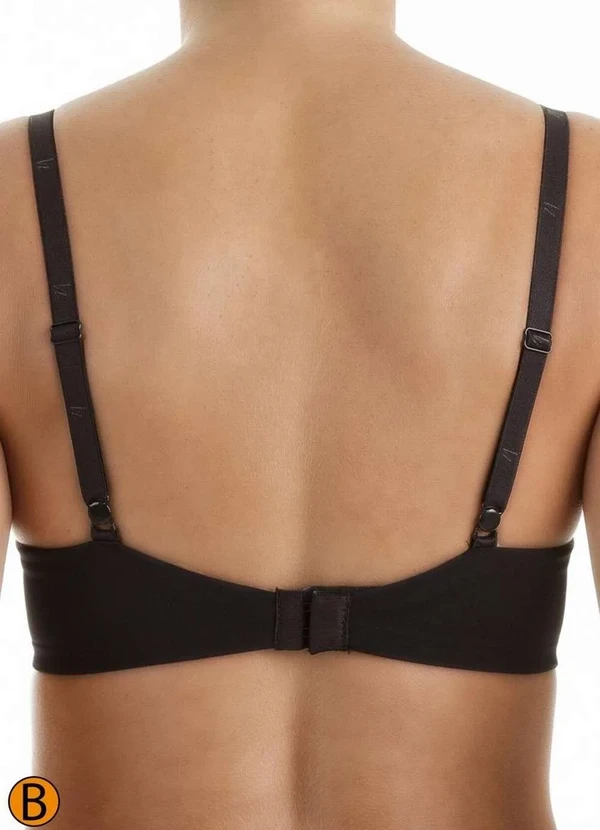 Liz - Sutiã com Aro e Bojo Push Up Liz 51384 Taça B 71-Preto 3