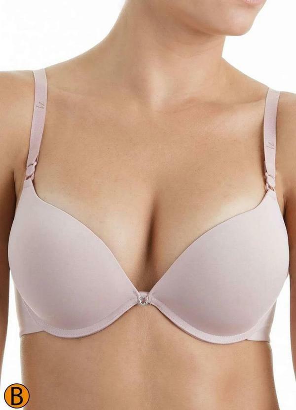 Liz - Sutiã com Aro e Bojo Push Up Liz 51384 Taça B Blush