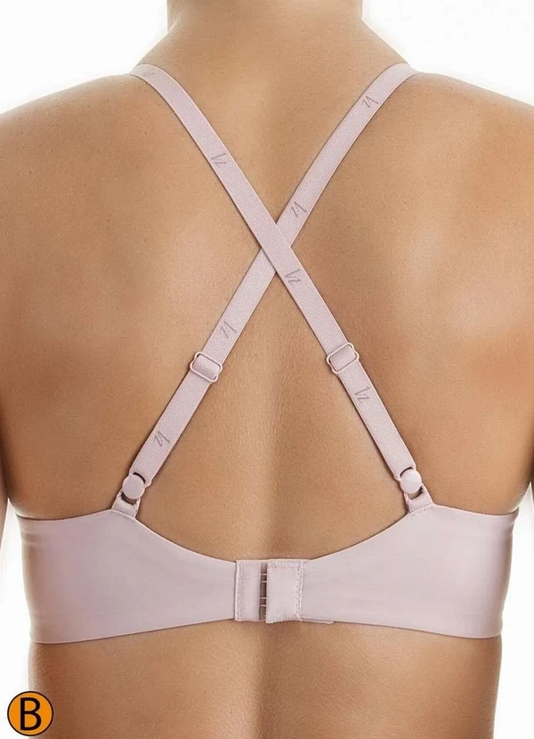 Liz - Sutiã com Aro e Bojo Push Up Liz 51384 Taça B Blush 2