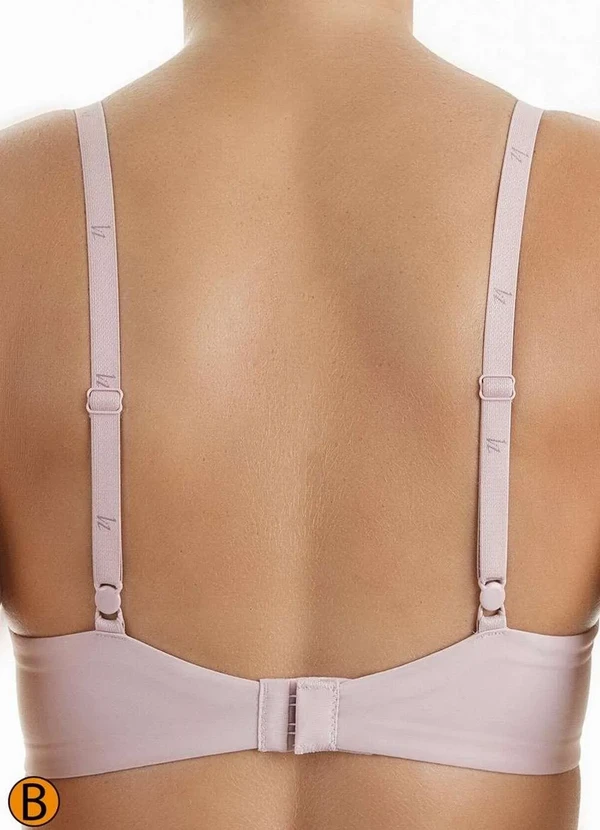 Liz - Sutiã com Aro e Bojo Push Up Liz 51384 Taça B Blush 3