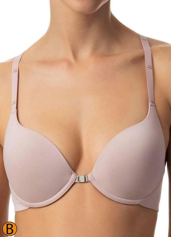 Liz - Sutiã com Aro e Bojo Push Up Liz 51385 Taça B 365-Blush