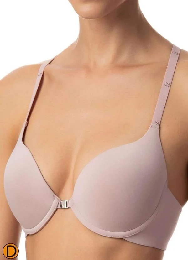 Liz - Sutiã com Aro e Bojo Push Up Liz 51385 Taça D 365-Blush 2