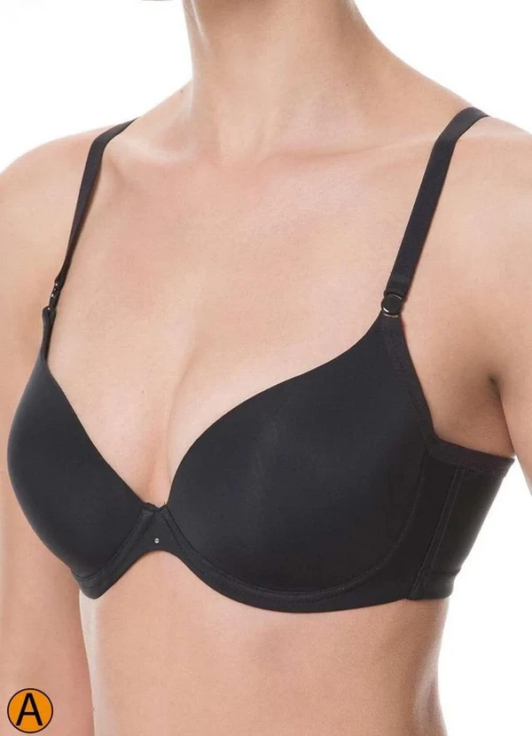 Liz - Sutiã com Aro e Bojo Push Up Liz 51690 Taça a 71-Preta 2