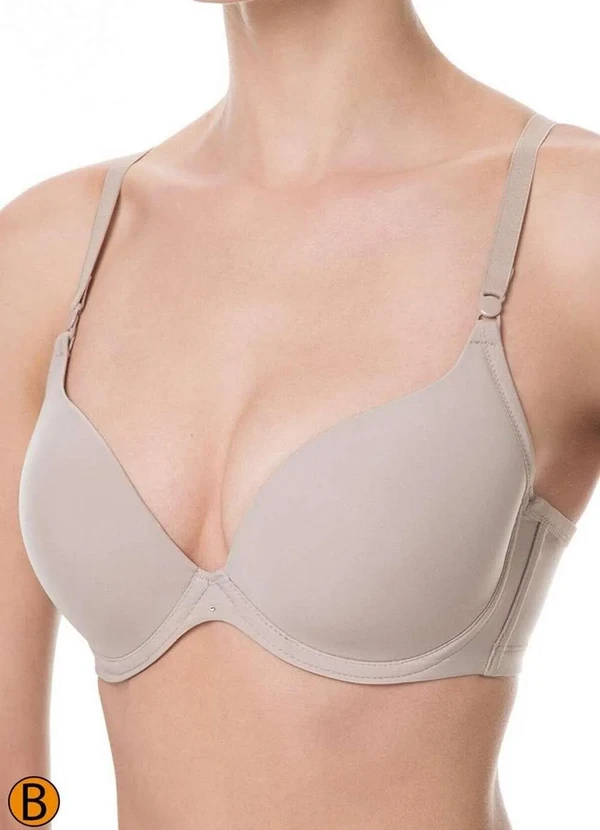 Liz - Sutiã com Aro e Bojo Push Up Liz 51690 Taça B 260-Sepia 2