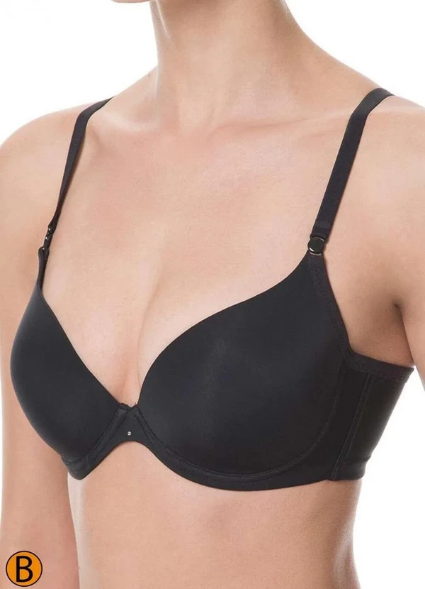 Liz - Sutiã com Aro e Bojo Push Up Liz 51690 Taça B 71-Preta 2