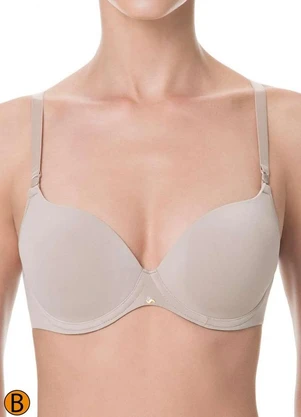 Sutiã com Aro e Bojo Push Up Liz 51805 Taça B - LIZ