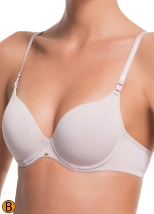 Sutiã com Aro e Bojo Push Up Liz 51805 Taça B - LIZ