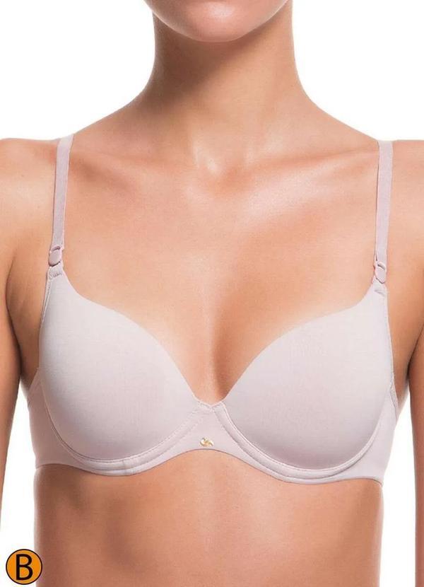 Liz - Sutiã com Aro e Bojo Push Up Liz 51805 Taça B 365-Blush