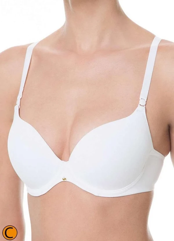 Liz - Sutiã com Aro e Bojo Push Up Liz 51805 Taça C 09-Branco 2